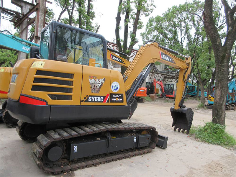 مینی بیل مکانیکی زنجیری سانی 6تن مدل SY60C 4